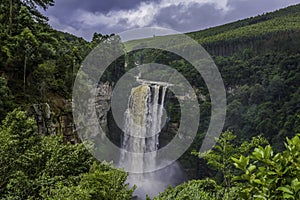 Karkloof waterfall in midlands meander KZN