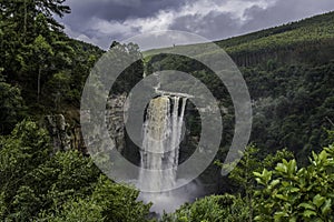 Karkloof waterfall in midlands meander KZN