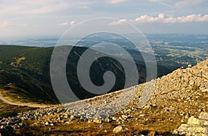 In the Karkonosze Mountains