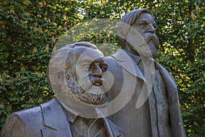 Karl Marx and Friedrich Engels photo