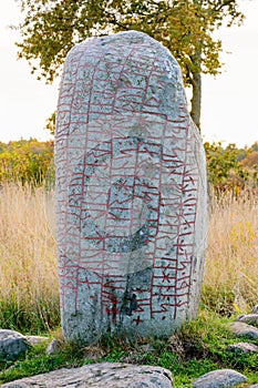 The Karlevi runestone photo