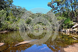 Karloo Pool is a popular swimming and picnic spot situated in Royal National Park at the South of Sydney, Australia
