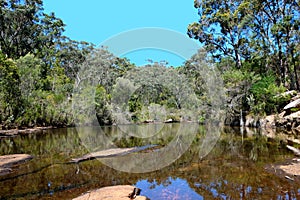 Karloo Pool is a popular swimming and picnic spot situated in Royal National Park at the South of Sydney, Australia