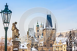 Karlov or charles bridge in Prague