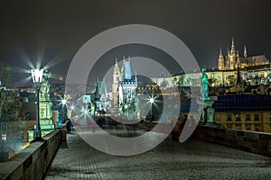 Karlov or charles bridge in Prague