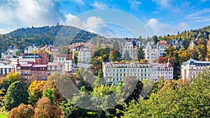 Karlovy Vary in the Czech Republic