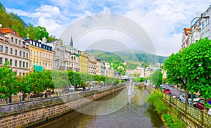 Karlovy Vary historical city centre