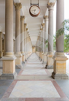 Karlovy Vary Mill Colonnade Corridor