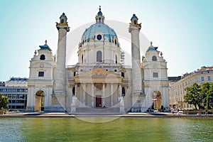 Karlskirche in Vienna, Austria photo