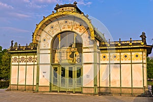 Karlsplatz old Stadtbahn station in Vienna Secession style