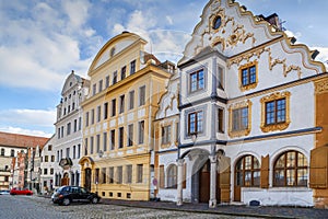 Karlsplatz square, Neuburg an der Donau, Germany