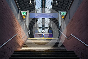 Karlsruhe Hauptbahnhof Main Train Station Daytime Transportatio