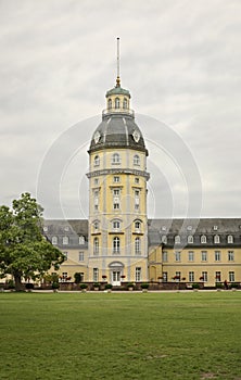 Karlsruhe Palace and park. Germany