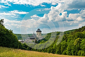 Karlstejn castle, Charles IV gothic castle, Czech republic