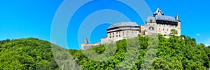 Karlstejn Castle - a large Gothic castle near the city of Prague