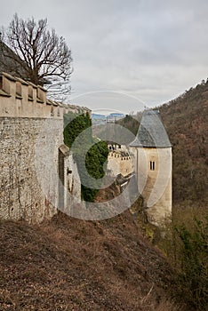 Karlstejn famous gothic Bohemian castle near Prague capital of Czech Republic