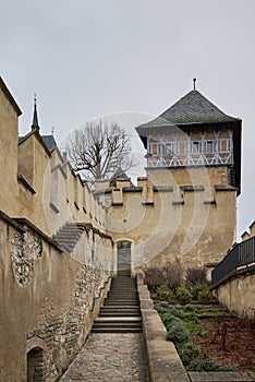 Karlstejn famous gothic Bohemian castle near Prague capital of Czech Republic