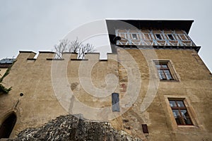 Karlstejn famous gothic Bohemian castle near Prague capital of Czech Republic