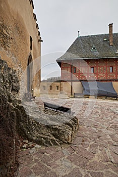 Karlstejn famous gothic Bohemian castle near Prague capital of Czech Republic