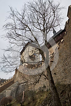 Karlstejn famous gothic Bohemian castle near Prague capital of Czech Republic