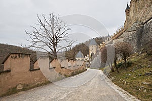 Karlstejn famous gothic Bohemian castle near Prague capital of Czech Republic