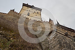 Karlstejn famous gothic Bohemian castle near Prague capital of Czech Republic