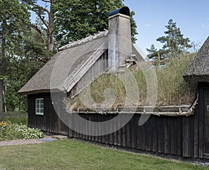 Karlstorpsstugan is an old thatched cottage where the swedish king Charles XII spent one night