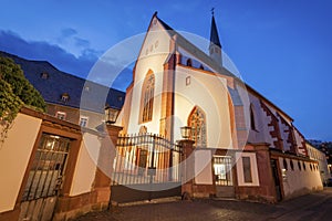 Karmeliterkloster Mainz at evening