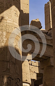 Karnak Temple, complex of Amun-Re. Great Hypostyle Hall.