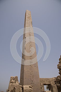 Karnak Temple, located on the eastern bank of the Nile River, opposite Luxor, the area of â€‹â€‹ancient Thebes