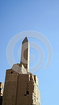 Karnak temple Luxor Egypt obelisk columns with hierogyphics history architecture