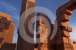 Karnak temple ruins