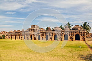 Karnataka, Hampi, India, ruins of the city of Vijayanagar photo