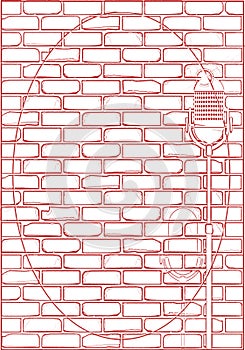 Karoke Brick Wall Background