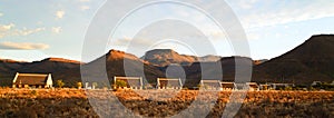 Karoo National Park accommodation with mountain background