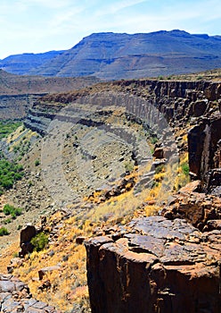 Karoo National Park view in the Great Karoo of South Africa