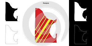 Karpos outline map