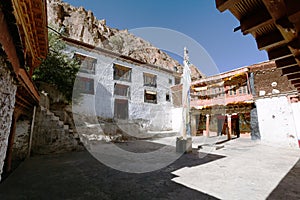 Karsha gompa - buddhist monastery in Zanskar valley