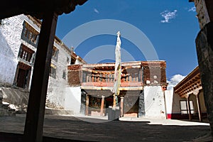 Karsha gompa - buddhist monastery in Zanskar valley