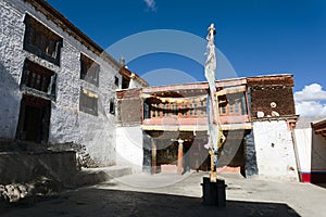 Karsha gompa - buddhist monastery in Zanskar valley - Ladakh