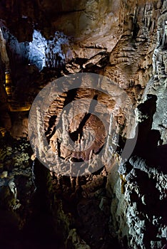 The karst cave of Emine Bair Hosar in Crimea