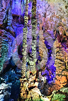 karst cavern in YANGSHUO county