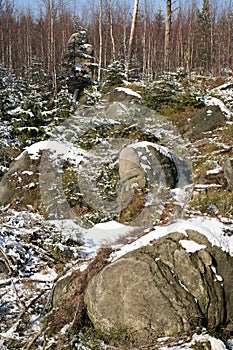 Karst formations â€“ Stolowe Mountains - Poland