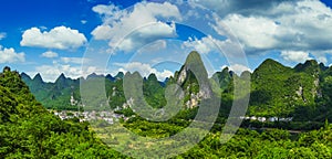 Karst landscape in Guilin