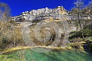 Karst Landscape, Orbaneja del Castillo, Spain photo