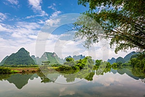Karst Mountains Landscape of Guilin, China