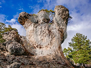 Karstic formations in the Majadas park, Cuenca photo