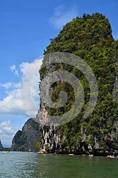 Karstic Mountains of Phang Nga Bay Thailand