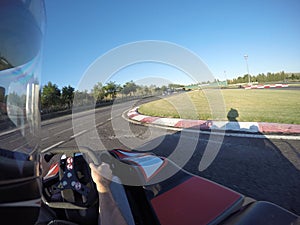 Kart funny moments on board camera