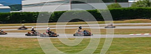 Kart race on an approved circuit